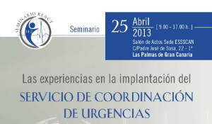 Las experiencias en la implantación del Servicio de Coordinación de Urgencias, Islas Canarias. Proyecto REACT